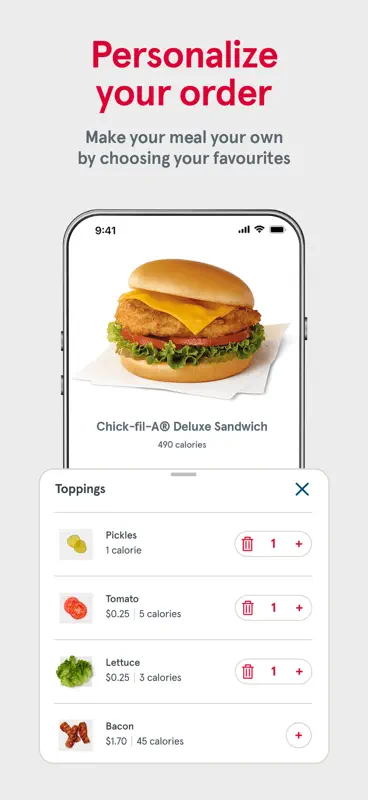 Chick-fil-A® Canada screenshot 3 of 5