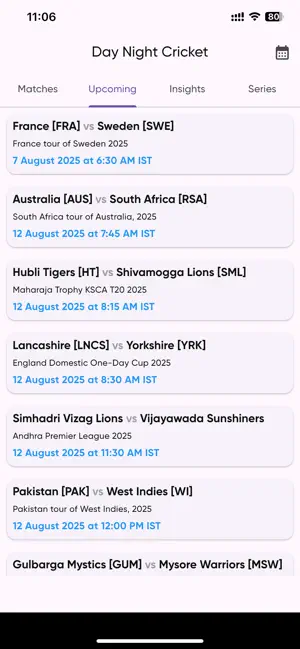 The Cricket Digest screenshot 2