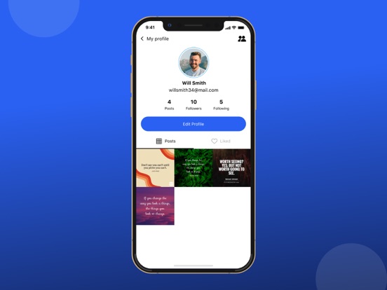 Miss-U-Gram iPad screenshot 7 - Social Networking app