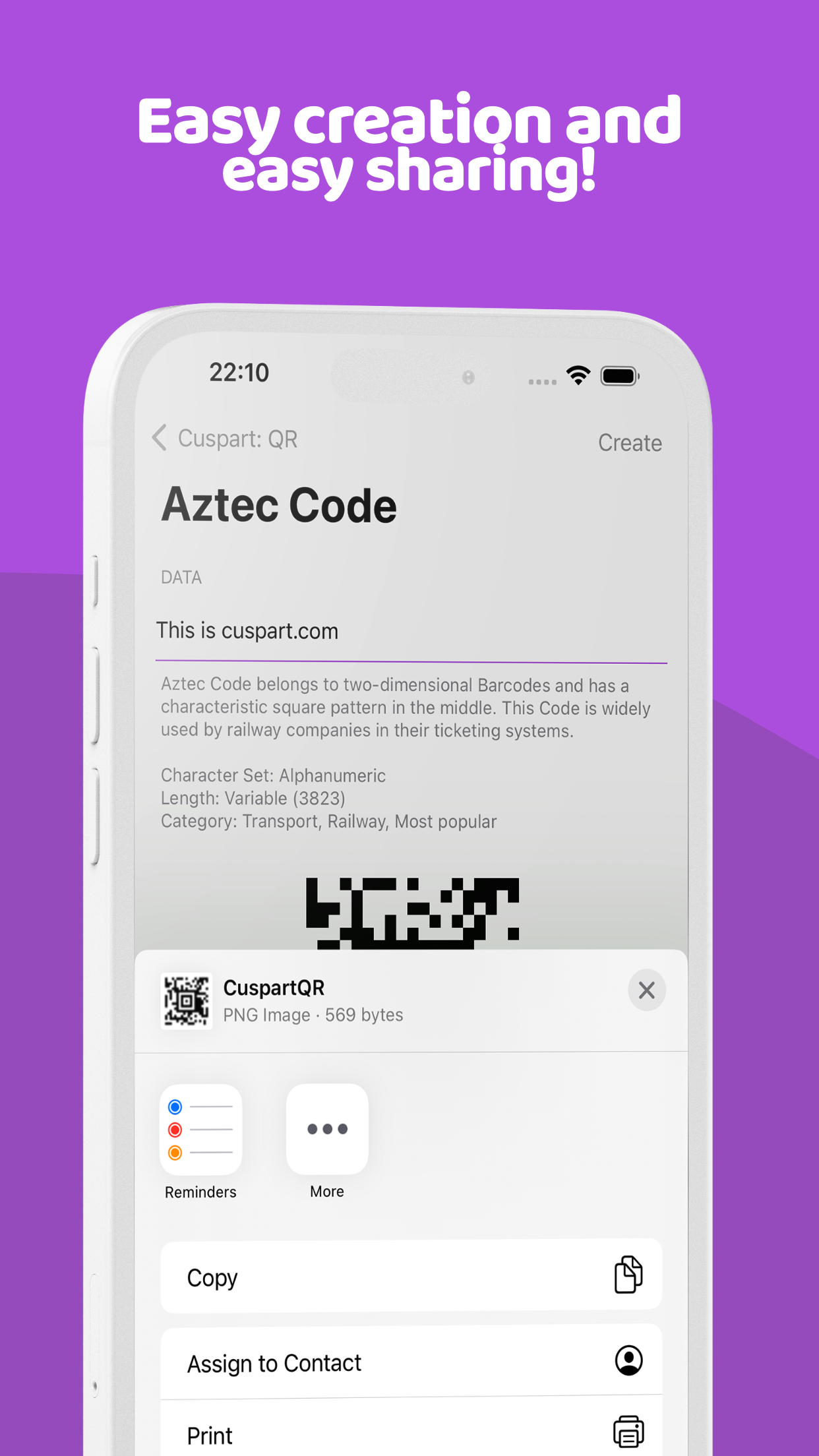 Cuspart: QR