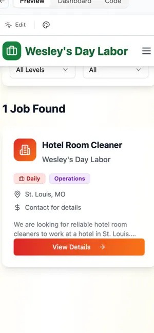 WesleysDayLabor screenshot 3