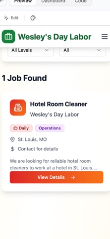 WesleysDayLabor screenshot