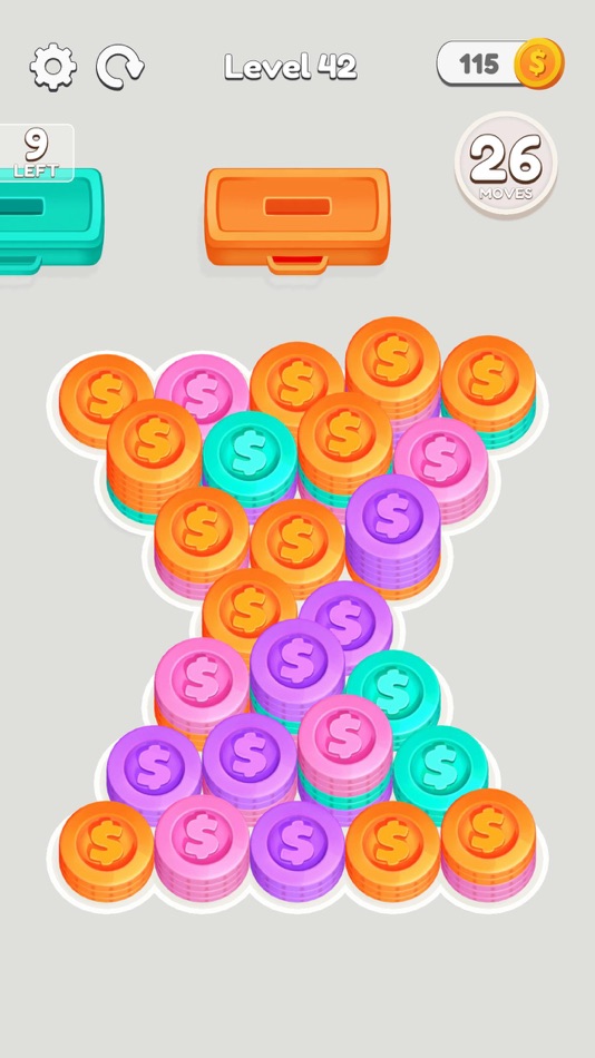 #9. Coin Pile Stack (iOS) 来自: Can Hulagu