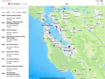 U.S. Airports & IAPs iPad screenshot