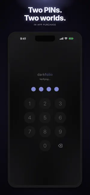 Darkfolio - Private Portfolio screenshot 4