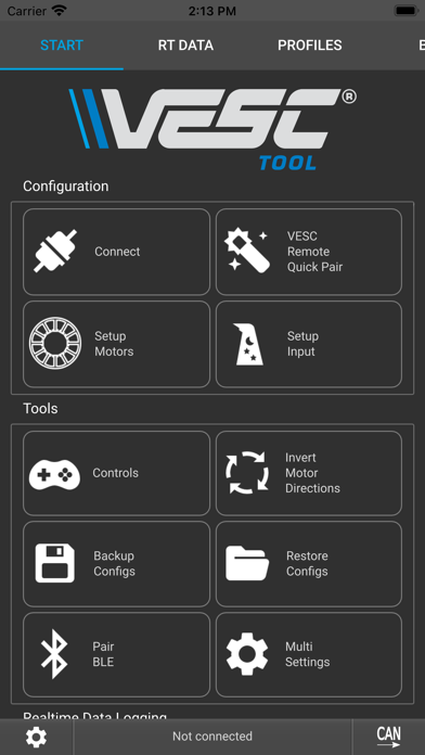 VESC Tool Screenshot