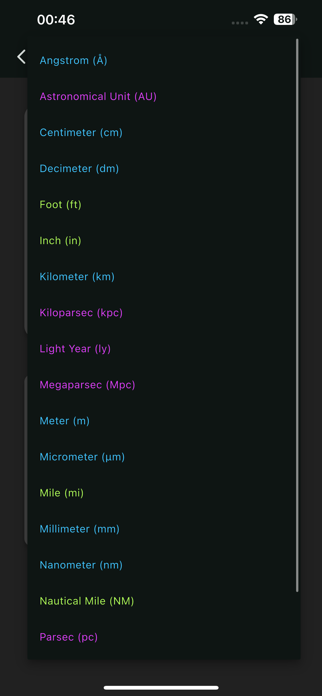 Omega Unit Converter Screenshot 4 of 7