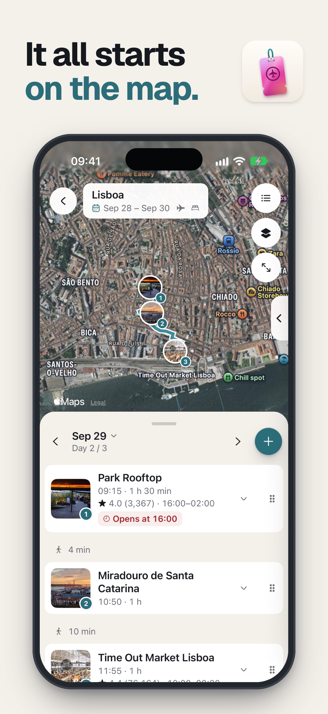 Screenshot 1 of Bora Aí: your travel app