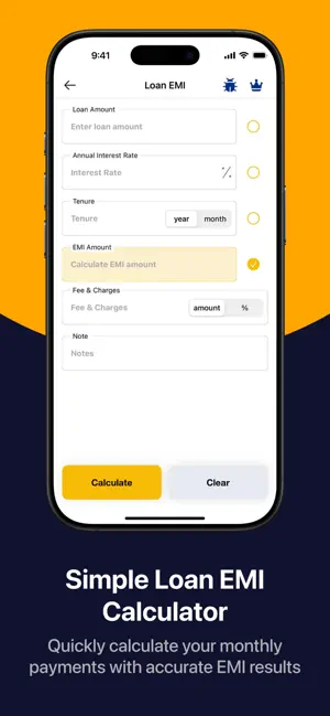 EMI Calculator – Loan Manager screenshot 2