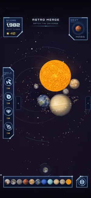 Astro Merge: Planet Match screenshot 1