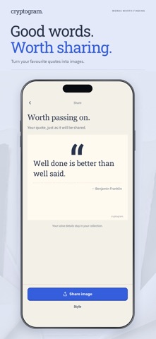 Cryptogram - Word Puzzle Game Screenshot 6 of 8