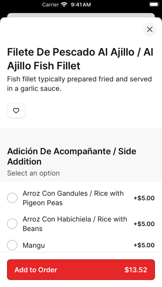 Mofongo Restaurant iPhone screenshot 4 - Food & Drink app