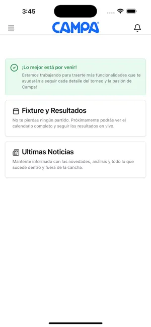 Campa iPhone screenshot 1