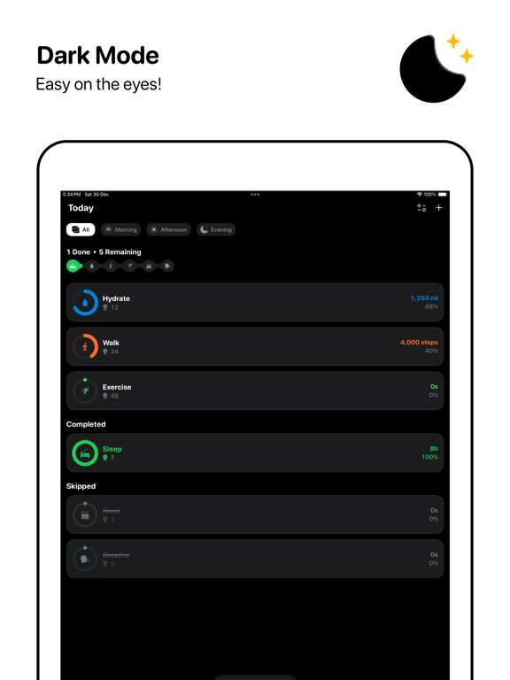 Habit Tracker - HabitView iPad screenshot 7 - Productivity app