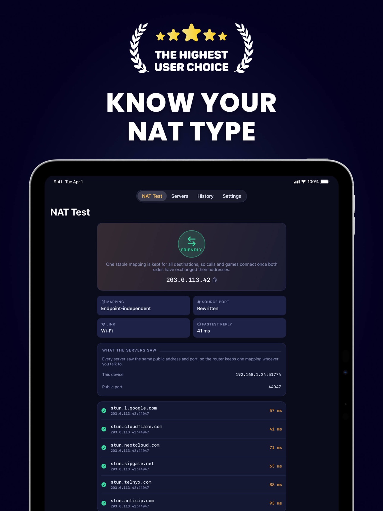 Screenshot 4 of Bindora – NAT Probe