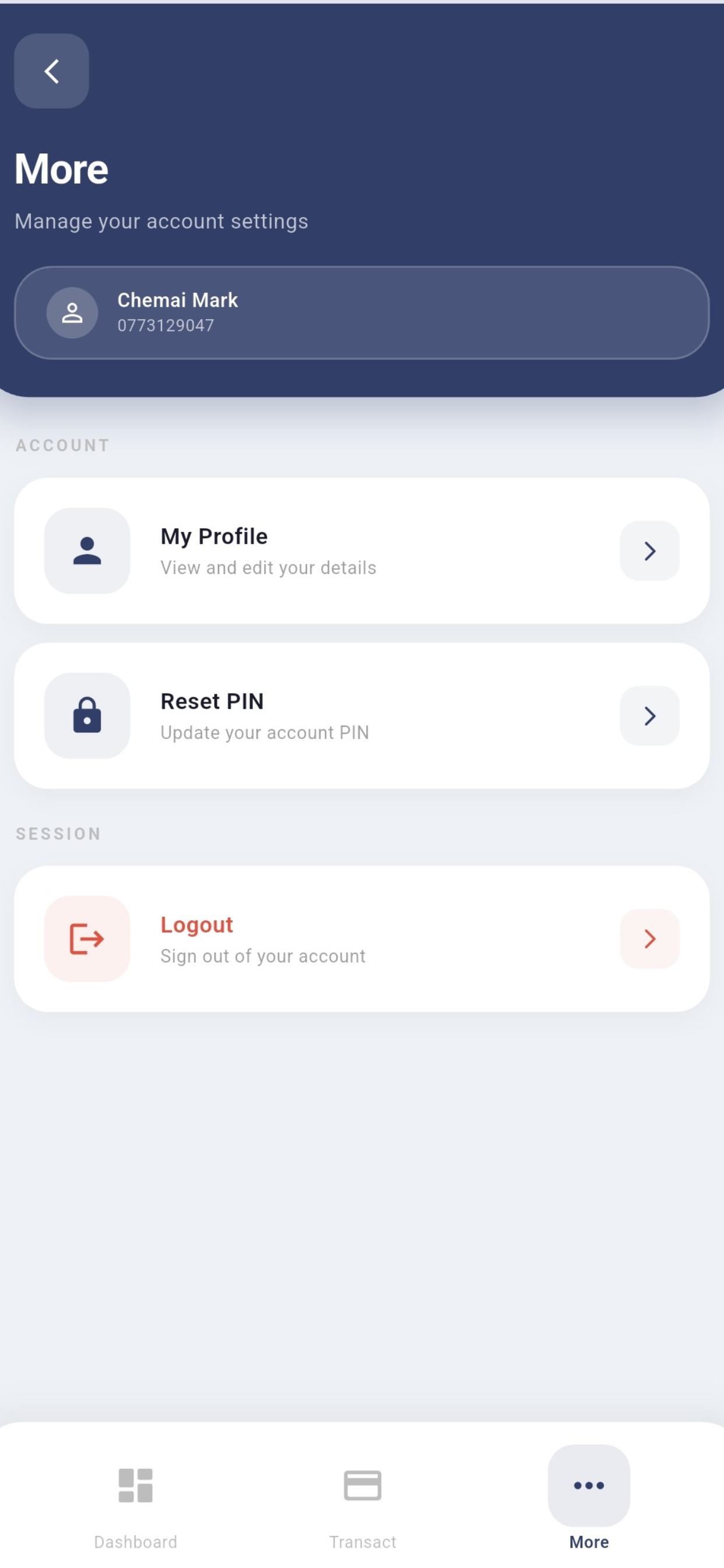 Bupesacco Mobile screenshot 4