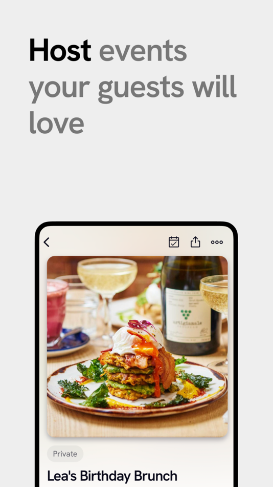 #3. evo - events & shared calendar (iOS) Podle: evo social B.V.
