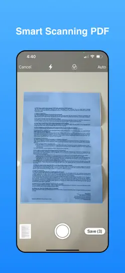 Скриншот PDF Scanner - Easy Scan PDF на iPhone 1