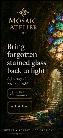 Logic Puzzle: Mosaic Atelier iPhone screenshot