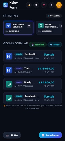 Kolay Form screenshot