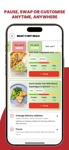 Meals on Me: Healthy Meal Plan iPhone screenshot
