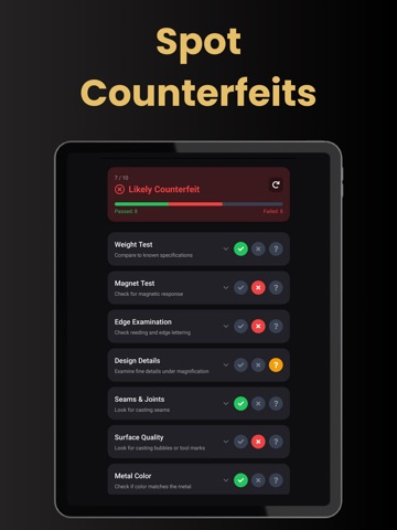 Old Coin Identifier - Value iPad screenshot