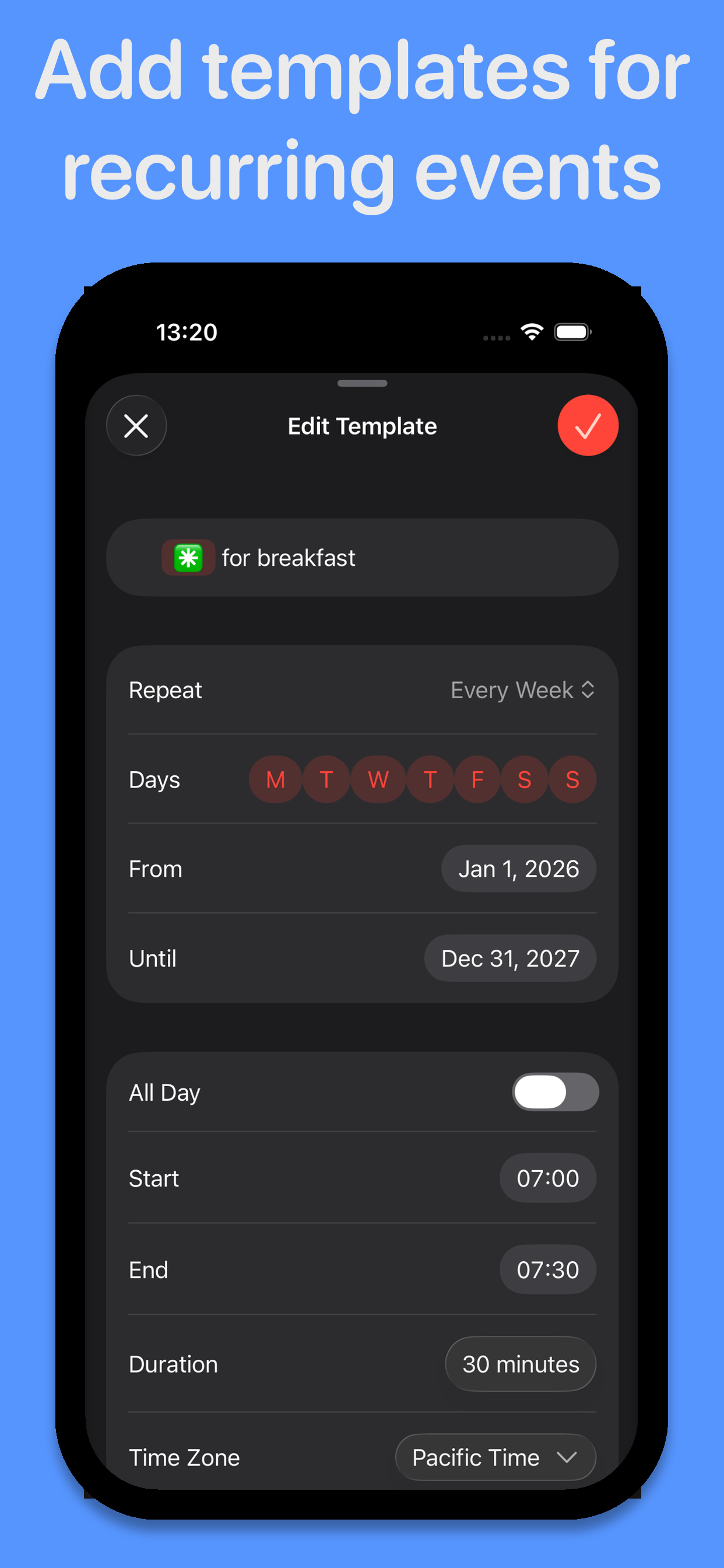 Recal - Calendar Tools screenshot 5
