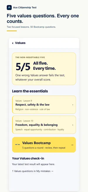 Ace Citizenship Test screenshot 2