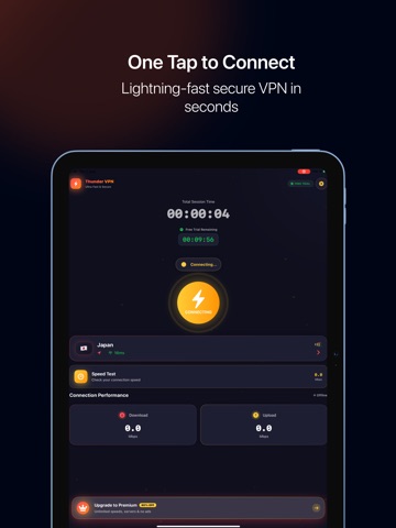 Thunder VPN - Proxy Unlimited iPad screenshot