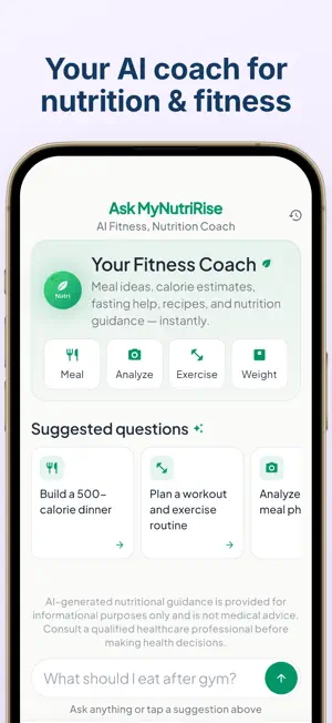 MyNutriRise screenshot 3