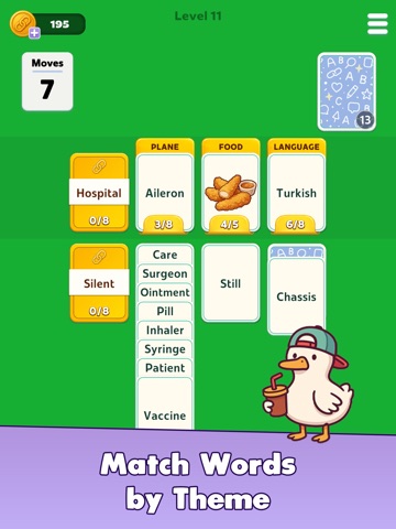 Solitaire Word : Associations iPad screenshot