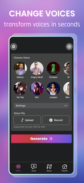 Voice Generator & Changer Pro Screenshot 2 of 5