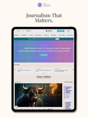 The Morning Context iPad screenshot 1