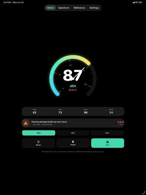 Sonance: Sound Level Meter screenshot 2