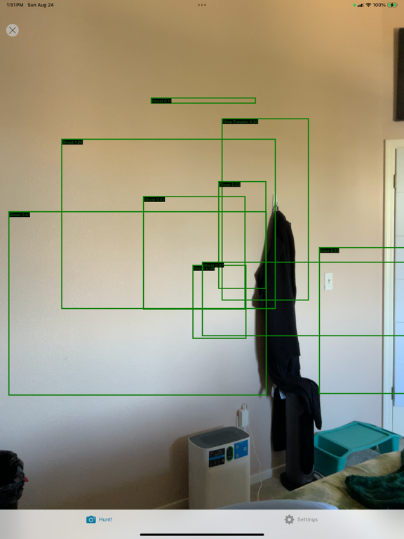 NDS Ghost Hunter iPad screenshot 1 - Entertainment app