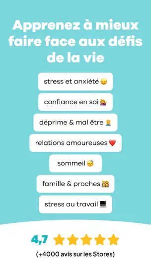 Capture d'écran de MindDay: Thérapie Et Bien-être sur iPhone 2