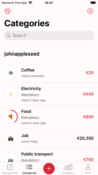 MyExpenses app