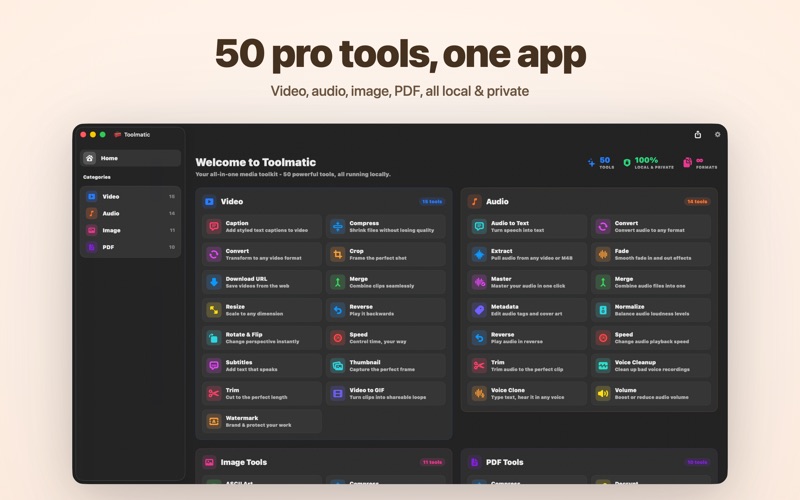 Toolmatic: Transcribe, Convert iPhone screenshot