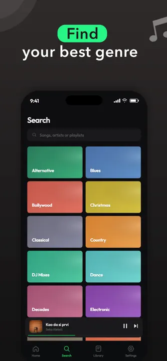 Music Player : Songs Streaming: Screenshot 2 von 4