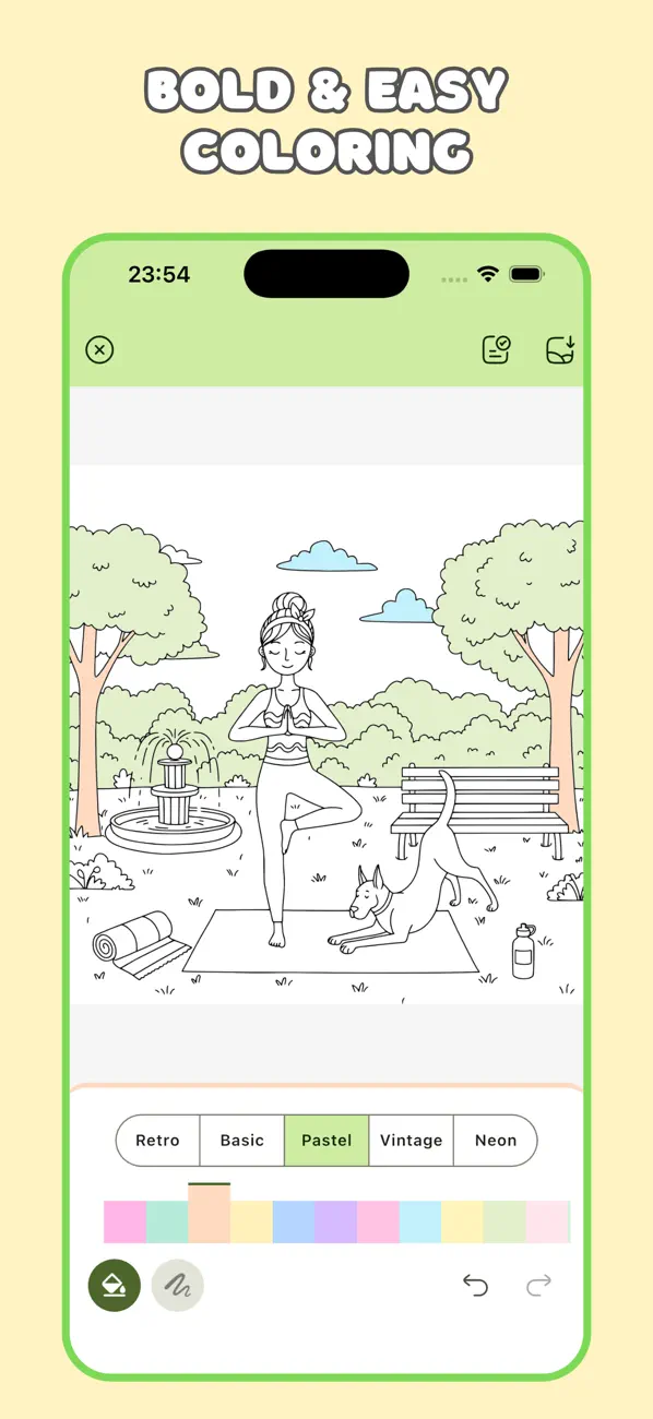 Screenshot #2 pour Coloriage Adulte: Livre Zen