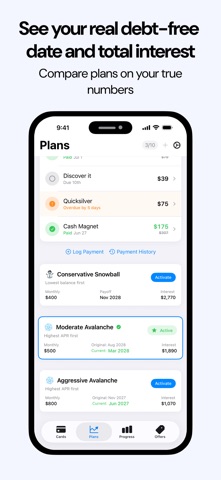 PayPlanr: Debt Payoff Planner iPhone screenshot