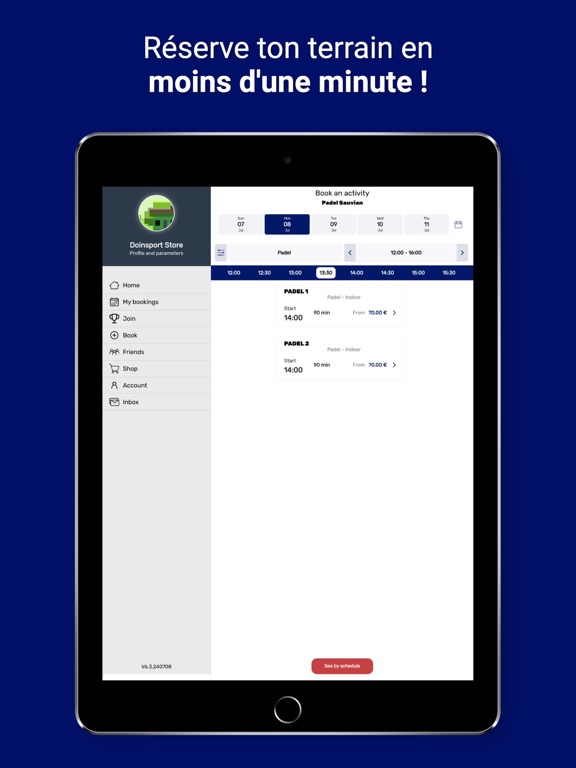 Royal Padel Club iPad screenshot