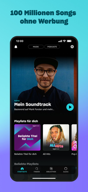 ‎Amazon Music: Musik & Podcasts Screenshot
