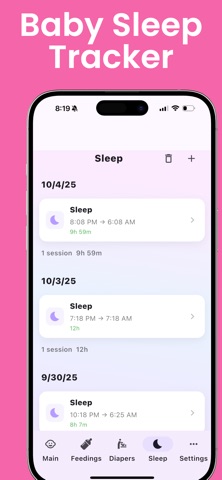 Baby Feed Tracker: Diaper Log screenshot