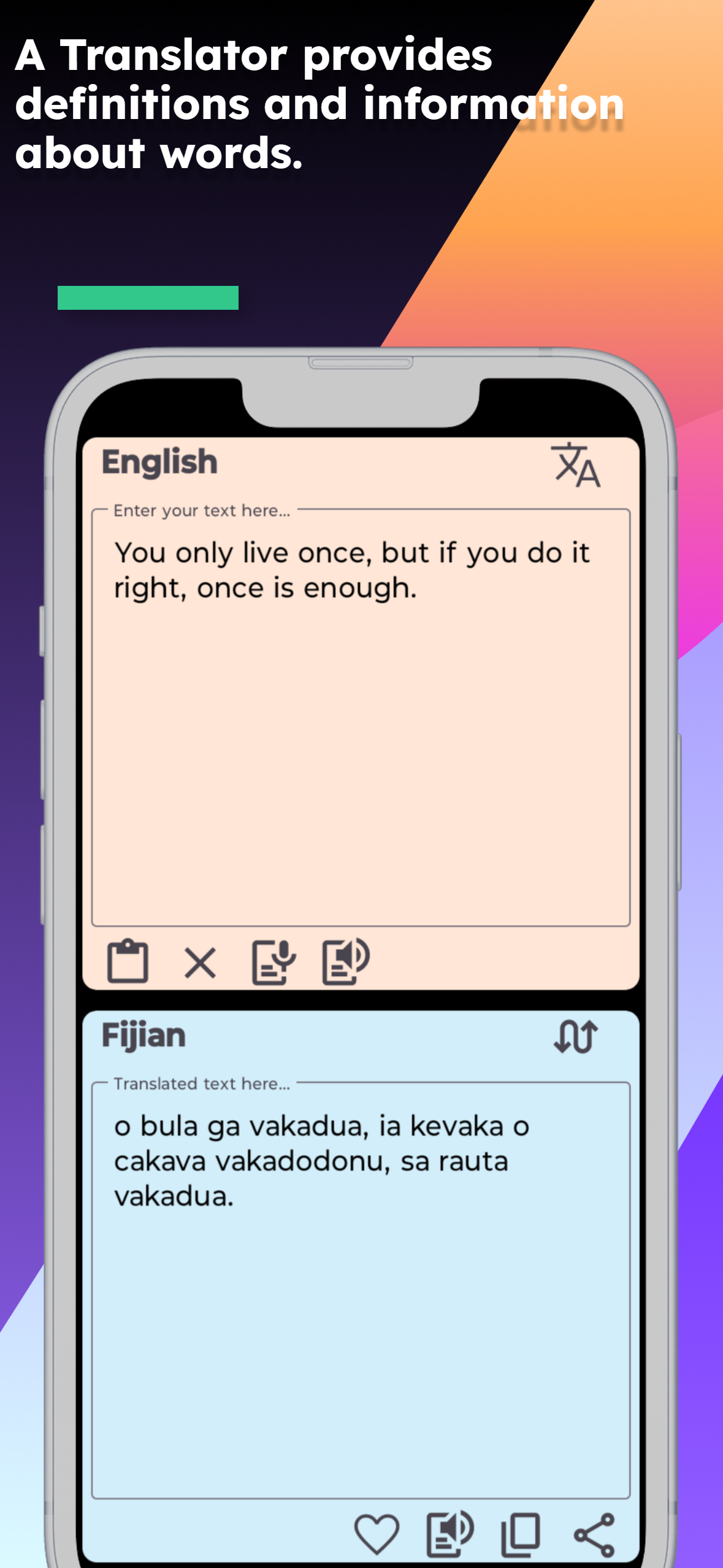 English Fijian Translator