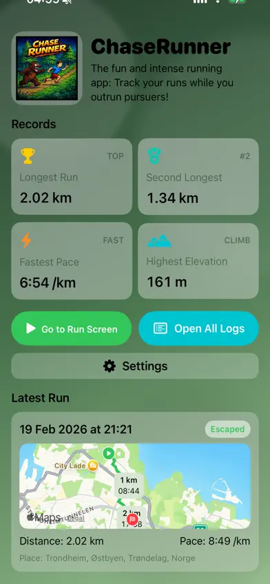 ChaseRunner screenshot 1