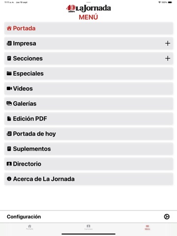 La Jornada iPad screenshot 4