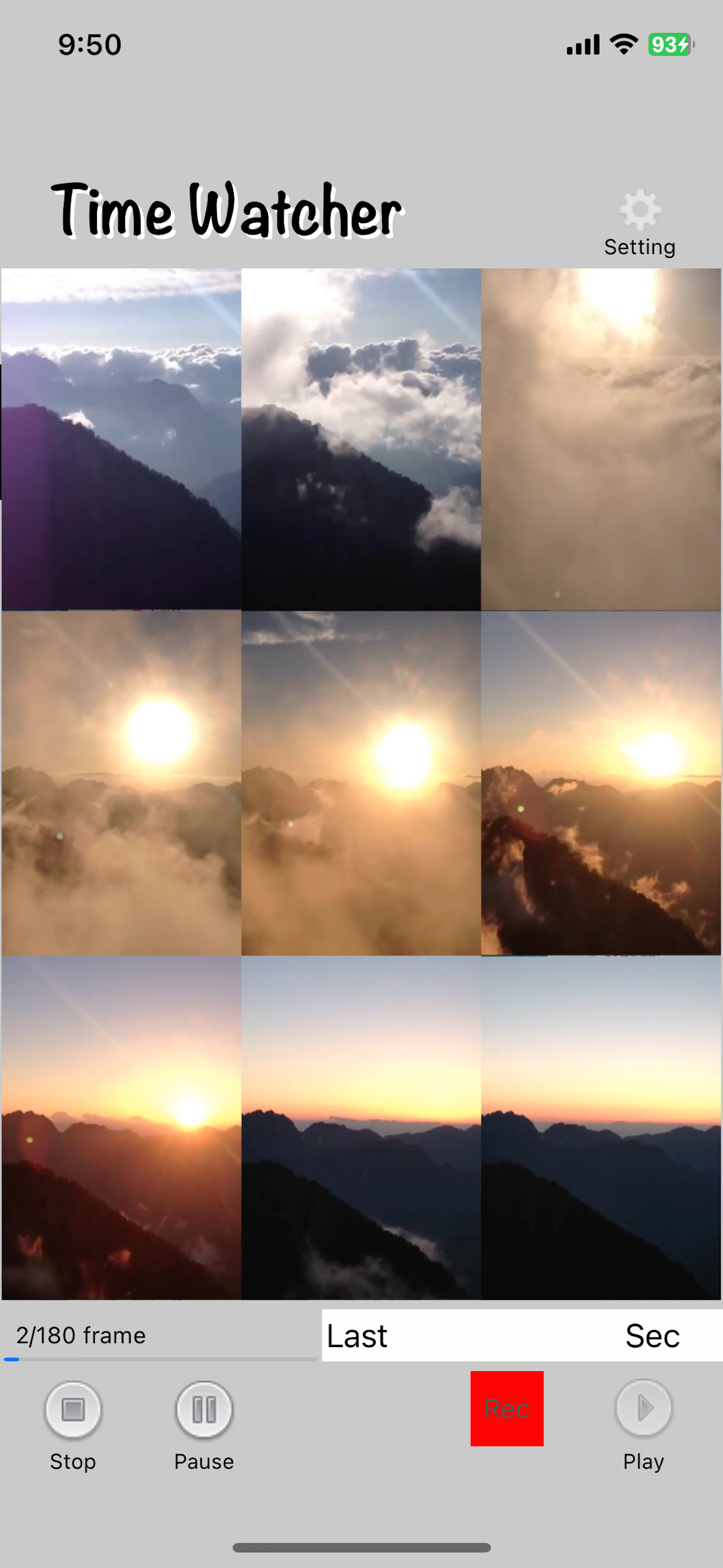 Super long time-lapse