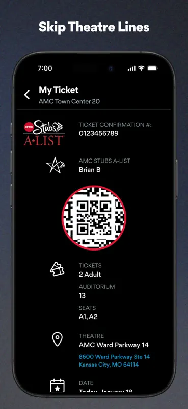 AMC Theatres: Movies & More screenshot 4 of 6