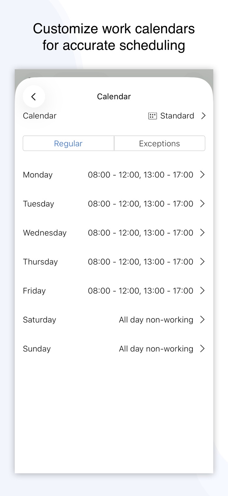 Project Office X: Gantt chart iphone screenshot 3